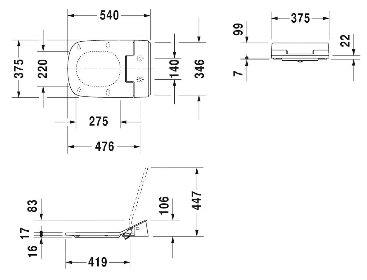 Duravit SensoWash Slim - Asiento De Bidé Electrónico SensoWash Slim, SoftClose, Blanco Alpino 611200002304300 2 Duravit SensoWash Slim - Asiento De Bidé Electrónico SensoWash Slim, SoftClose, Blanco Alpino 611200002304300 - Imagen 2