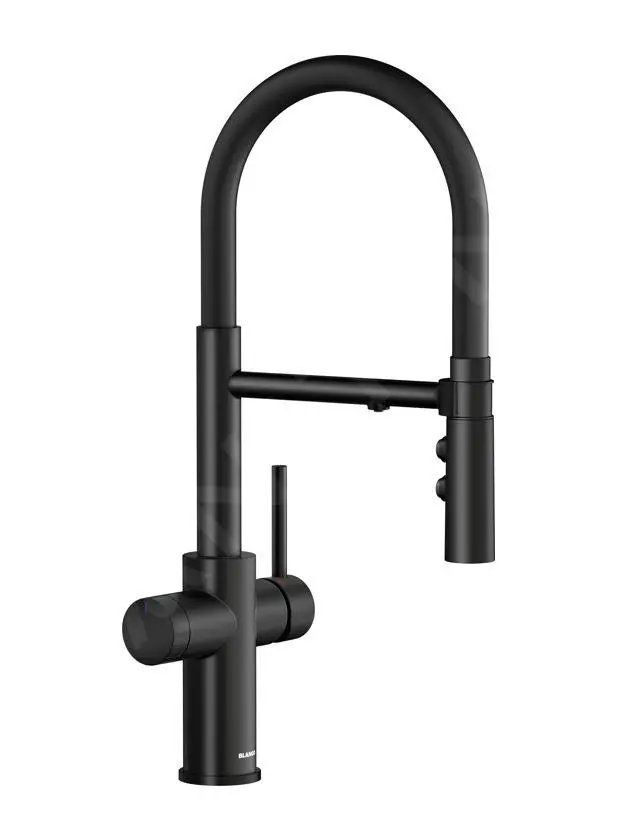 Blanco Catris S - Grifo De Fregadero Con Filtración Y Brazo Flexible, Negro Mate 526707 1 Blanco Catris S - Grifo De Fregadero Con Filtración Y Brazo Flexible, Negro Mate 526707