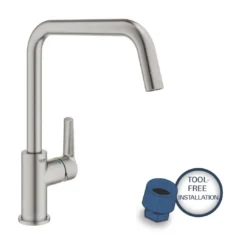 Grohe QuickFix Start - Grifo De Fregadero, Supersteel 30470DC0