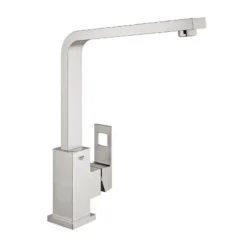 Grohe Eurocube - Grifo Monomando De Fregadero, Supersteel 31255DC0