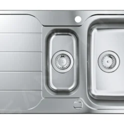 Grohe Fregaderos - Fregadero K500 Con Drenaje Automático, 1000x500 Mm, Acero Inoxidable Cepillado 31572SD1