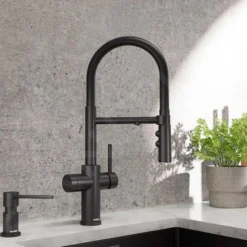 Blanco Catris S - Grifo De Fregadero Con Filtración Y Brazo Flexible, Negro Mate 526707 8 Blanco Catris S - Grifo De Fregadero Con Filtración Y Brazo Flexible, Negro Mate 526707 -tienda de accesorios de cocina 71d1fba56a54d7983efb9fd9