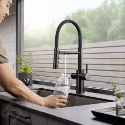 Blanco Catris S - Grifo De Fregadero Con Filtración Y Brazo Flexible, Negro Mate 526707 7 Blanco Catris S - Grifo De Fregadero Con Filtración Y Brazo Flexible, Negro Mate 526707 -tienda de accesorios de cocina 88c05bbb942fd4fd3fd299c9