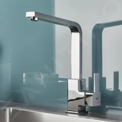 Grohe Sail Cube - Grifo De Fregadero, Cromo 31393000 -tienda de accesorios de cocina 977b6d5a6975edd357285401