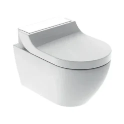 Geberit AquaClean - Bidé Electrónico Tuma Comfort Con Cerámica, Rimfree, SoftClosing, Vidrio Blanco 146.292.SI.1