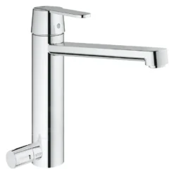 Grohe Get - Grifo De Fregadero Con Válvula De Cierre, Cromo 30198000