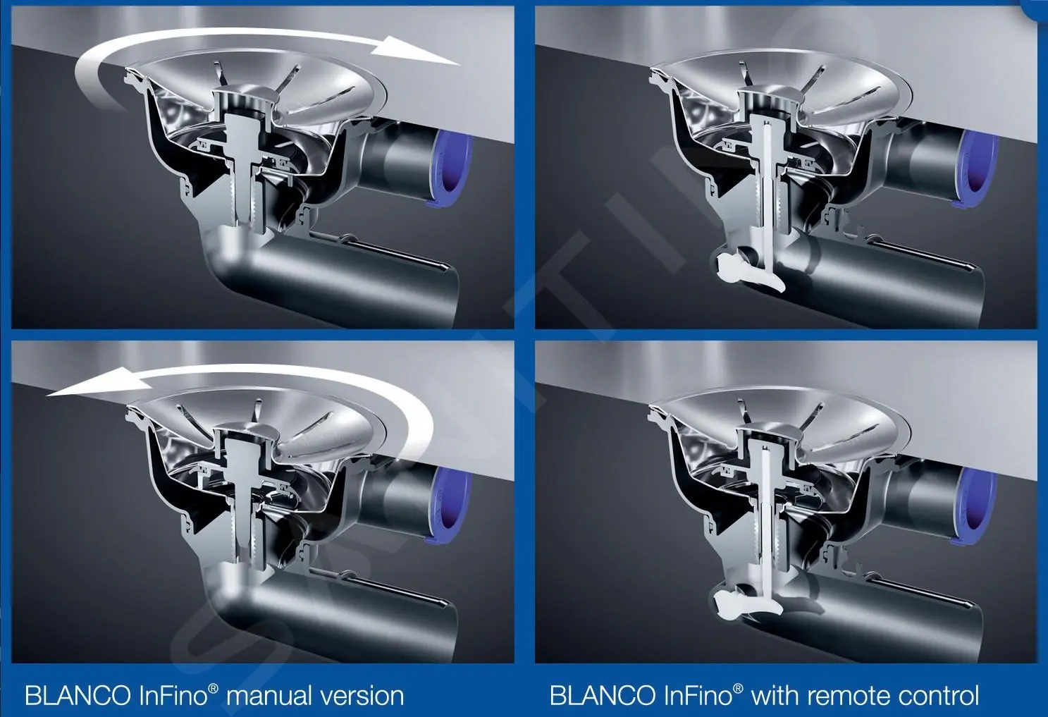 Blanco Zenar 45 - Fregadero De Silgranite, 848x498 Mm, Con Control De Desagüe, InFino, Aluminio 523834 3 Blanco Zenar 45 - Fregadero De Silgranite, 848x498 Mm, Con Control De Desagüe, InFino, Aluminio 523834 - Imagen 3