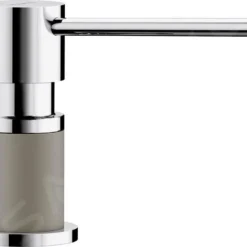 Blanco Accesorios - Dispensador De Detergente Lato, Tartufo/cromo 525816