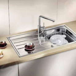 Blanco Mila - Grifo De Fregadero, Cromo 519414 -tienda de accesorios de cocina c01c82aa544a0300a2dc7e0c