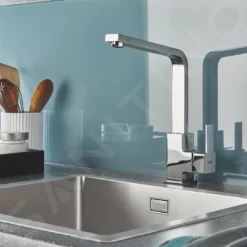 Grohe Sail Cube - Grifo De Fregadero, Cromo 31393000 -tienda de accesorios de cocina c4110c3c6a232563ff294ad0