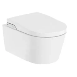 Roca Inspira - Bidé Electrónico In-Wash Con Cerámica, Rimless, SlowClose, Blanco A803060001