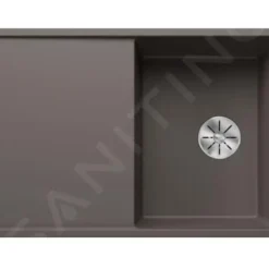 Blanco Axia III 5 - Fregadero De Silgranite, 915x510 Mm, Con Accesorios, InFino, Gris 527222