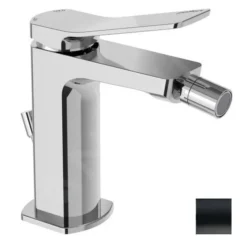 Paffoni Tilt - Grifo De Bidé, Con Desagüe, Negro Mate TI135NO