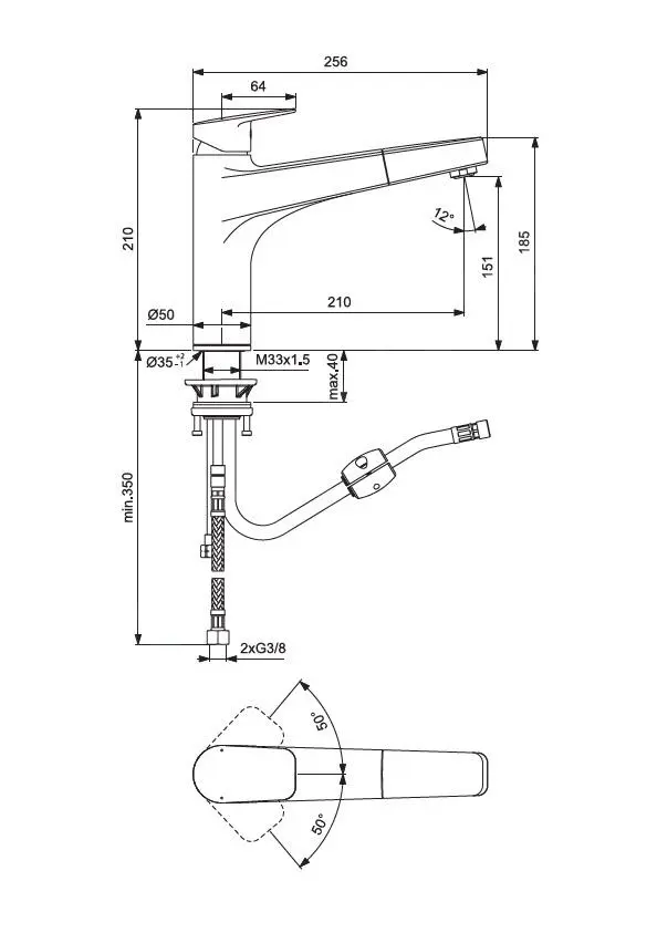 Ideal Standard CeraPlan - Grifo De Fregadero Con Salida Extraíble, BlueStart, Cromo BD332AA 2 Ideal Standard CeraPlan - Grifo De Fregadero Con Salida Extraíble, BlueStart, Cromo BD332AA - Imagen 2